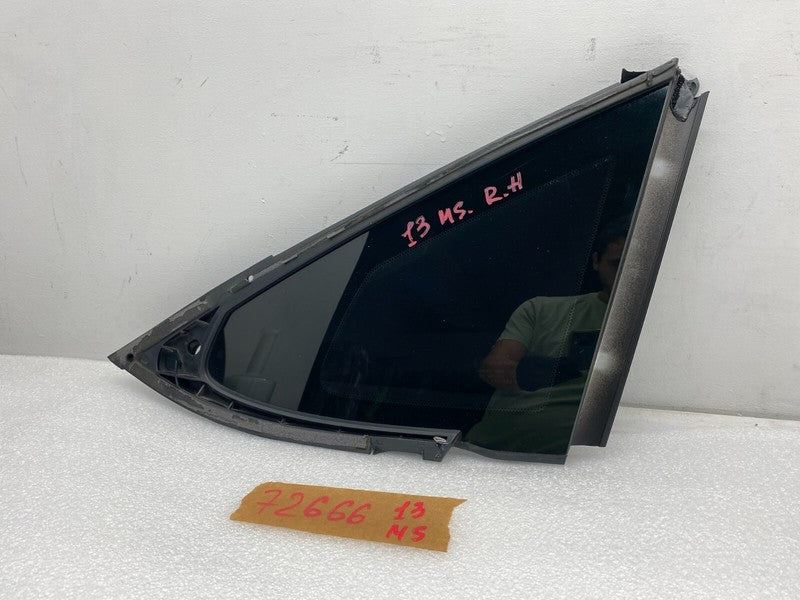 E6 43R-008010 ⭕ 12-15 Tesla Model S Rear Passenger Side Quarter Fixed Glass Right 6006383-00-F