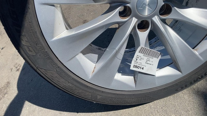 102724400B ⭕ 16-20 Tesla Model X Wheel Rim 20x9.0J + 35MM 20" 10-Spoke w/ Tire 1027244-00-B