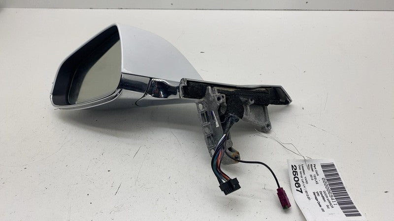 ⭕12-15 Tesla Model S Left Exterior Rear View Door Mirror White PPSW 60