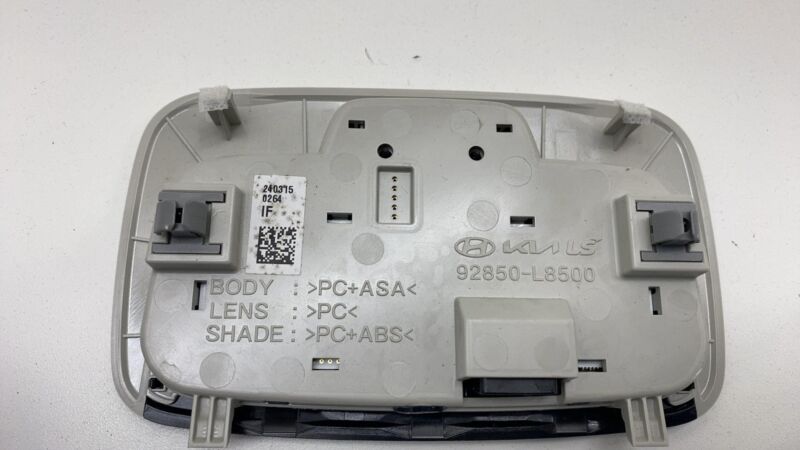 92850L8500 2022-2024 Kia EV6 Front Overhead Roof Console Dome Light w/ 2pcs Vanity Lamp OEM