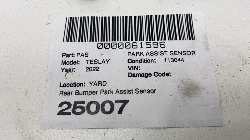 112750211D 16-23 Model S 3 X Y Bumper Parking Assist Sensor White 1127503-11-D/1127502-11-D