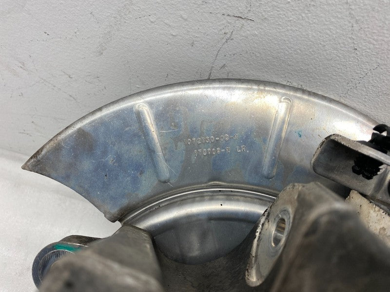 102741100D 16-20 Model X Rear Left Spindle Knuckle w/ Wheel Hub & Dust Shield 1027411-00-D