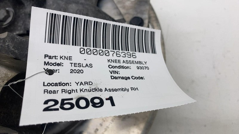 ⭕ 2016-2020 Tesla Model S Rear Right Spindle Knuckle Hub w/ Control Ar