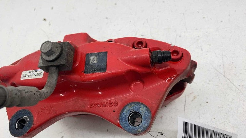 ⭕ 2012-2020 Tesla Model S Rear Driver Side Caliper Red w/ Brake Hose L