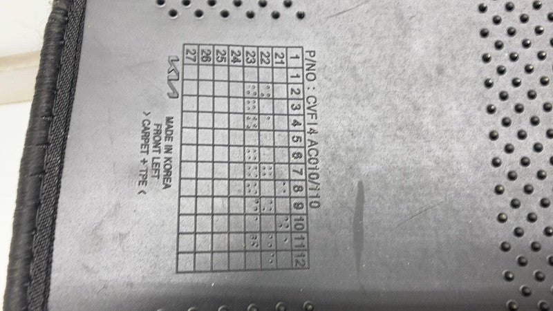 CVF14 AC030 2022-2024 Kia EV6 Front Left & Right + Rear 2nd Row Carpet Mat Assembly SET of 3