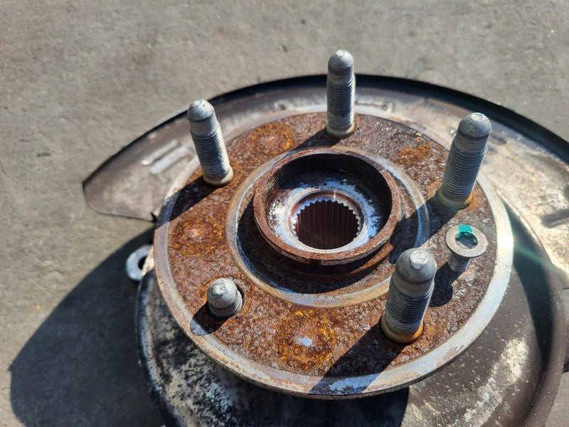 102741100D ⭕16-20 Model X Rear Left Spindle Knuckle w/ Wheel Hub & Dust Shield 1027411-00-D