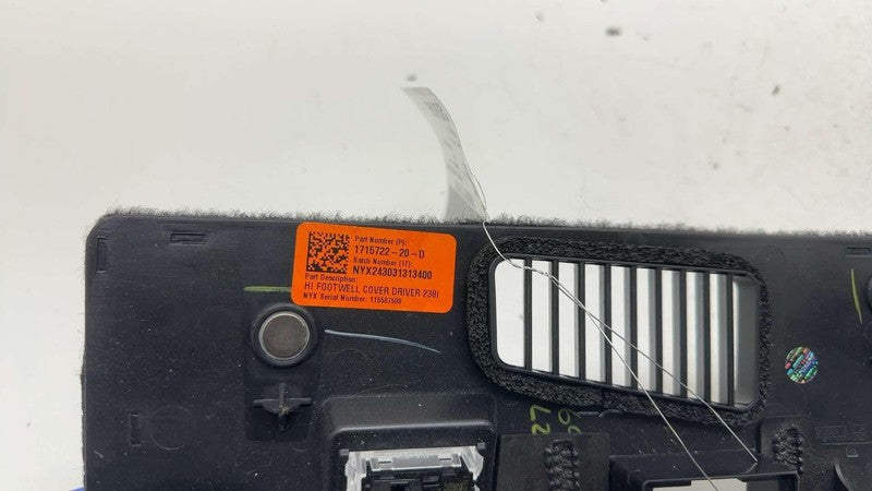 ⭕ 2024-2025 Tesla Model 3 M3 Driver Footwell Cover Assembly OEM 171572