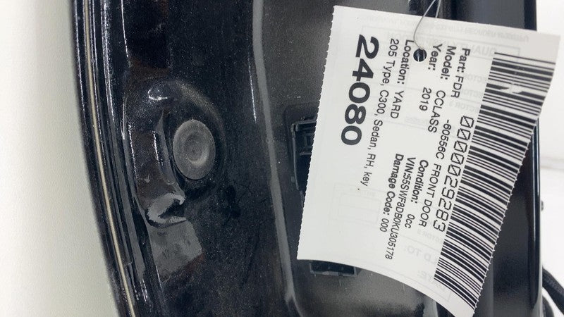 ⭕ 2019-2021 Mercedes C-Class C300 W205 Front Right Door Shell Skin Black RH Assy