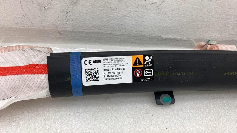 1005262 00 C ⭕2012-2020 Tesla Model S Passenger Roof Curtain Safety Airbag Right 1005262-00-C