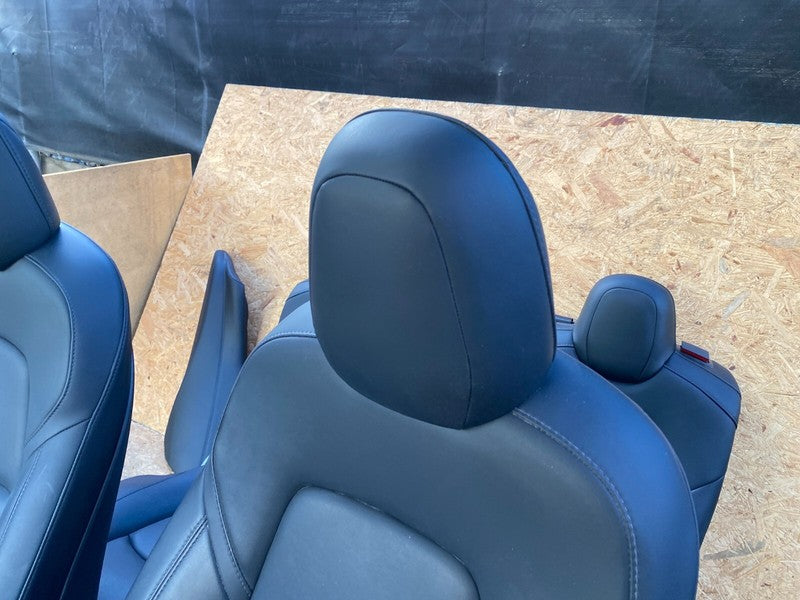 ⭕ 2017-2023 Tesla Model 3 Front Left & Right Bucket & Rear Bench Seat + Bolster