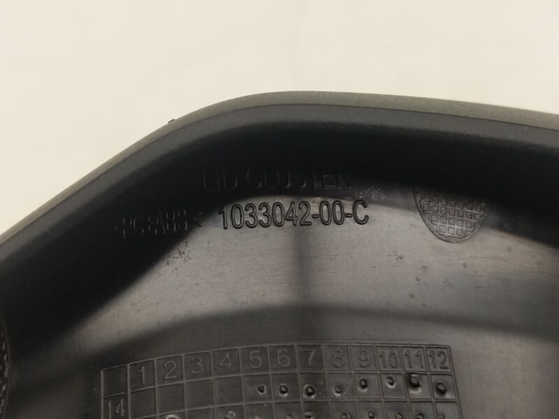 1033041-00-C 2012-2020 Tesla Model S X Speedometer Gauge Trim Instrument Cluster Bezel Assy