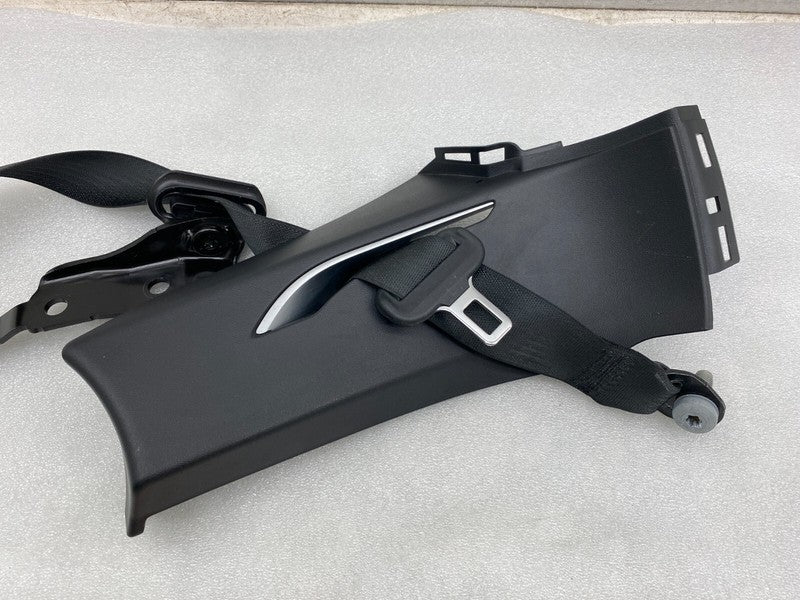 102313605D ⭕ 12-15 Model S Rear Right Seat Belt Retractor w/ Mid C-Pillar Trim 1023136-05-D