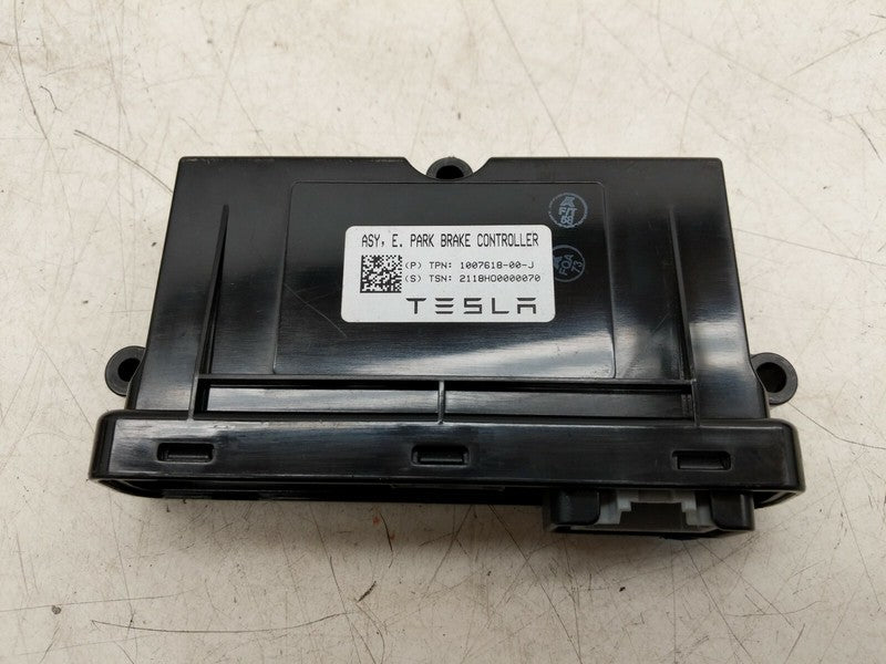 100761800J ⭕ 12-20 Tesla Model S X Electronic Parking Brake Controller Module 1007618-00-J