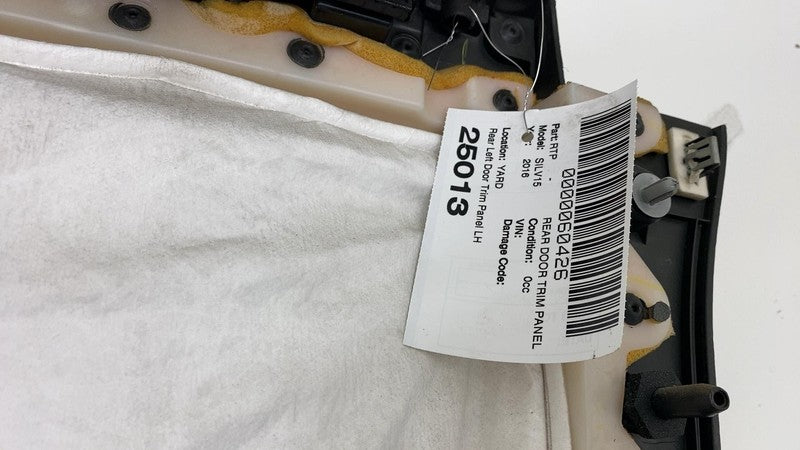 23387424 ⭕ 14-18 Silverado 1500 Rear Driver Side Door Panel Trim Cover Left Assy 23387424