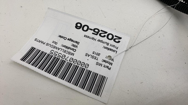 100442003J ⭕ 12-15 Tesla Model S Front Bumper Wiring Harness Cable Wire Loom 1004420-03-J
