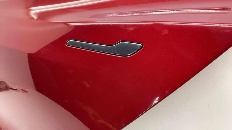 ⭕ 2017-2020 Tesla Model 3 M3 Rear Driver Side Door Shell Panel Left LH Red PPMR