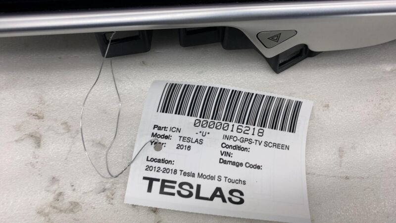 1450737-00-B 2012-2018 Tesla Model S Touchscreen Media Control Unit MCU Intel Update Screen