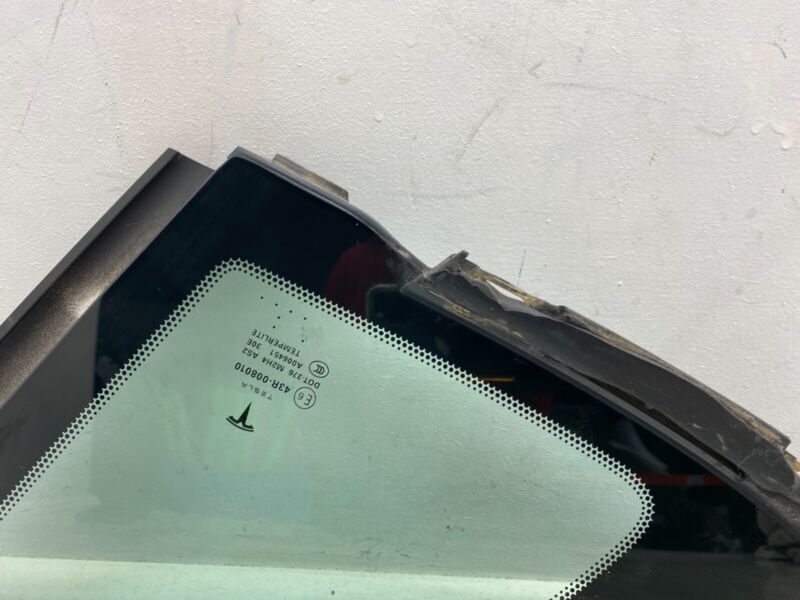 2016-2021 Tesla Model S Rear Driver Side Quarter Window Glass Left LH 43R-008010