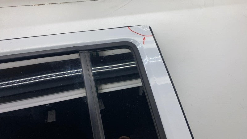 ⭕ 12-18 Jeep Wrangler Rear Driver LH Door Panel w/ Window Glass Left White - PW7