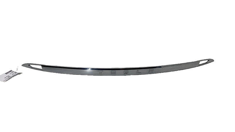 ⭕ 12-20 Tesla Model S Rear Liftgate Trunk Lid Chrome Trim Molding 1026