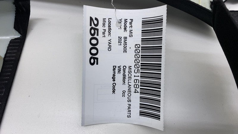 521070-10 2017-2023 BMW 530e Front & Rear Right A + B + C-Pillar Upper Trim Cover Panel RH