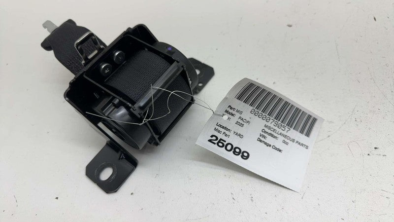 ⭕ 2017-2025 Chrysler Pacifica Rear Center 3rd Row Seat Belt Retractor Black OEM