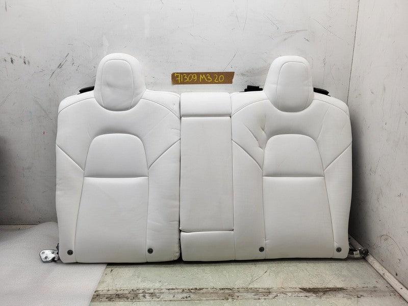 ⭕ 2017-2023 Tesla Model 3 Rear Left & Right 2nd Row Seat Upper Cushion White OEM