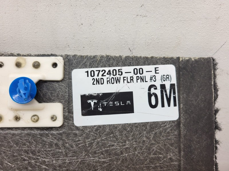 107240500E ⭕16-20 Model X 2nd Row Floor Trim Panel Carpet Mat Cover (6-Seater) 1072405-00-E
