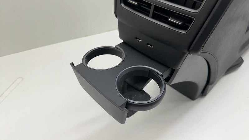 ⭕ 2016-2020 Tesla Model X Front Center Console w/ Armrest Cupholder As