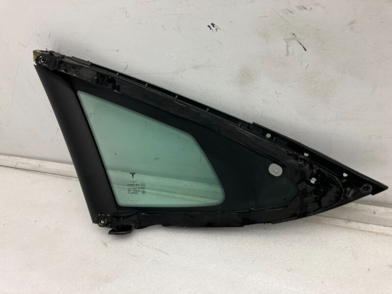 E6 43R-008010 2012-2015 Tesla Model S MS Rear Passenger Side Quarter Fixed Glass Right RH Assy