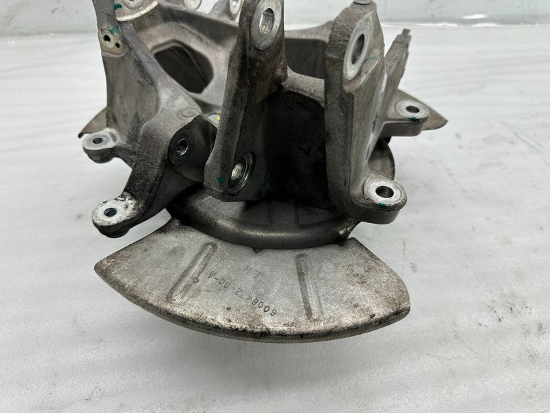 600702300B ⭕ 12-15 Model S Rear Left Spindle Knuckle w/ Shield & Wheel Hub RWD 6007023-00-B