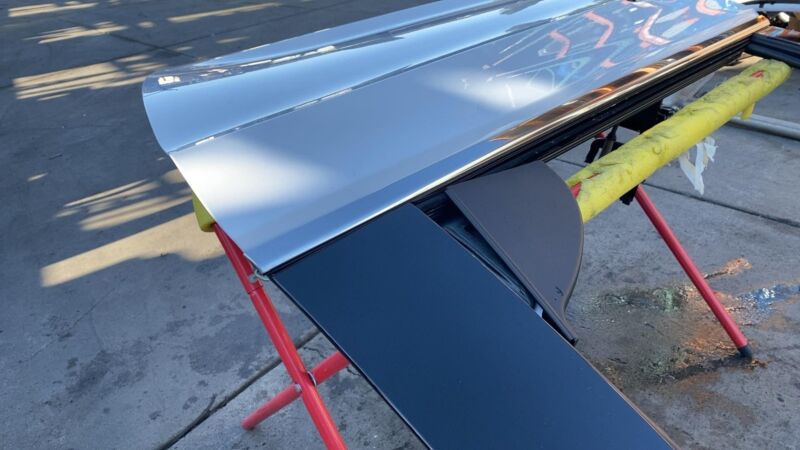 ⭕ 2017-2024 Chrysler Pacifica Rear Driver Sliding Door Shell Panel Left LH White