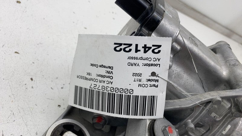 PT00001677 ⭕ 22-24 Rivian R1T Air Conditioning A/C Compressor w/ Mount Bracket PT00001677