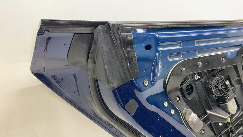 ⭕ 2017-2020 Tesla Model 3 M3 Rear Driver Side Door Shell Panel Left LH Blue PPSB