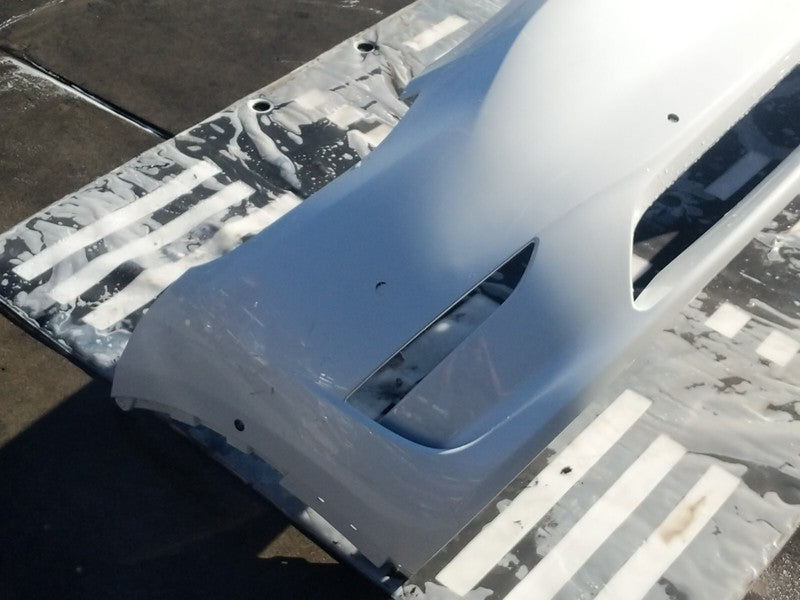 ⭕ 20-22 Tesla Model Y Front Bumper Cover w/ Park Sensor Holes White 14
