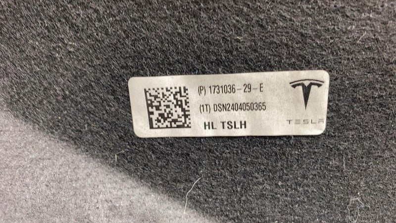 ⭕ 24 25 Tesla Model 3 Rear Left Trunk Side Boot Trim Carpet Cover 1731