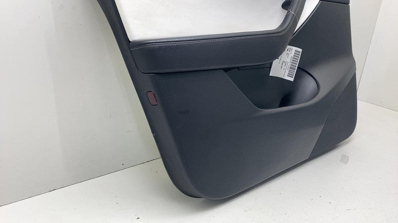 ⭕ 20-24 Tesla Model Y Front Driver Side Door Panel Trim Card Cover White Left LH