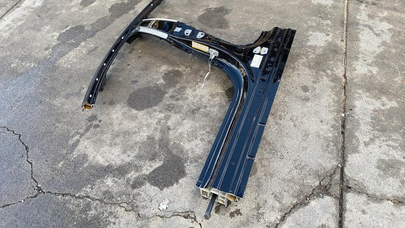 2021-2024 Tesla Model S Driver Side B-Pillar Structural Cutout Left Black - PBSB