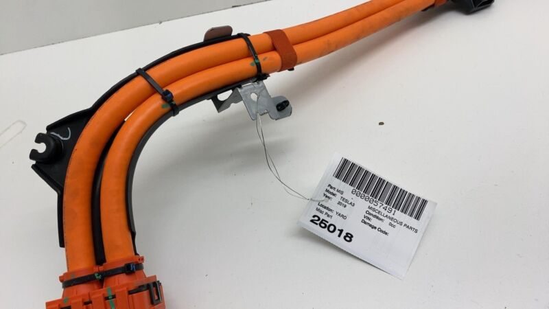 109301000G ⭕ 17-20 Tesla Model 3 High Voltage Charge Port Inlet Wiring Harness 1093010-00-G