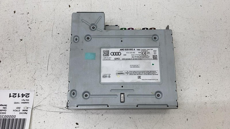 4M2035092A ⭕ 2019-2023 Audi E-Tron Quattro Radio Control Module Unit Receiver 4M2035092A