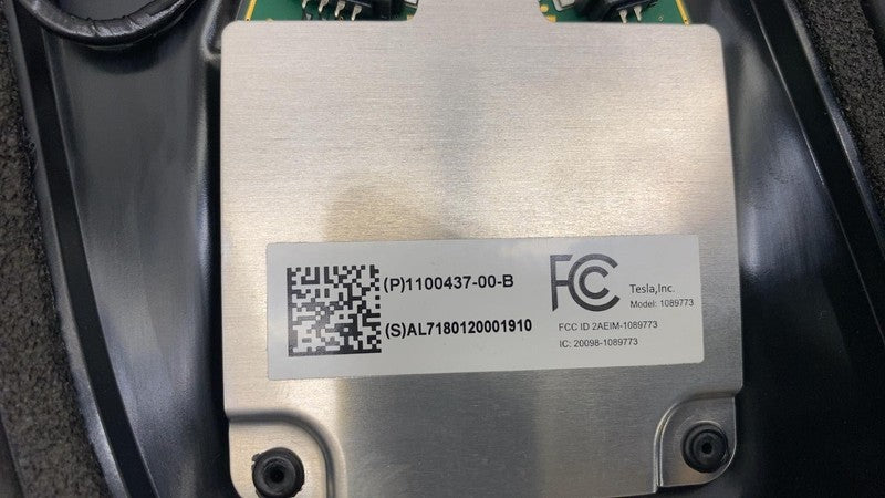 ⭕ 17-23 Tesla Model 3 Left Exterior B-Pillar Applique Glass Camera 110