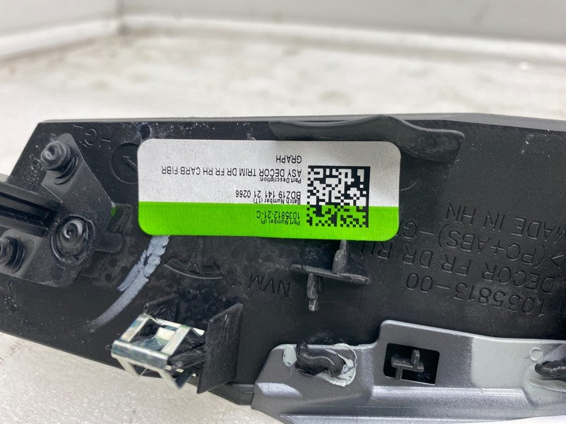 1035812 21 C ⭕16-20 Model X MX Front Passenger Door Trim Mold Card Molding Right 1035812-21-C