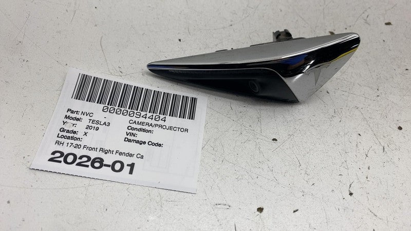 ⭕17-20 Tesla Model 3 Front Right Repeater Turn Signal Fender Camera 11