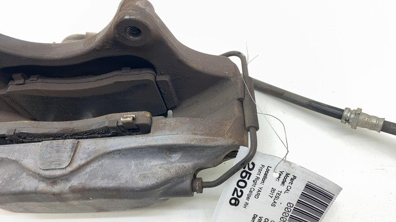 2012-2020 Tesla Model S MS Front Passenger Side Caliper w/ Brake Hose Line Right