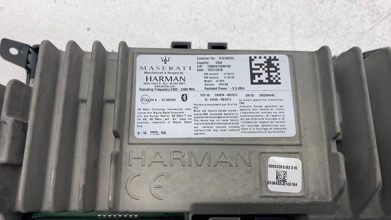 ⭕ 2017-2022 Maserati Levante Radio Display Screen Monitor and Receiver