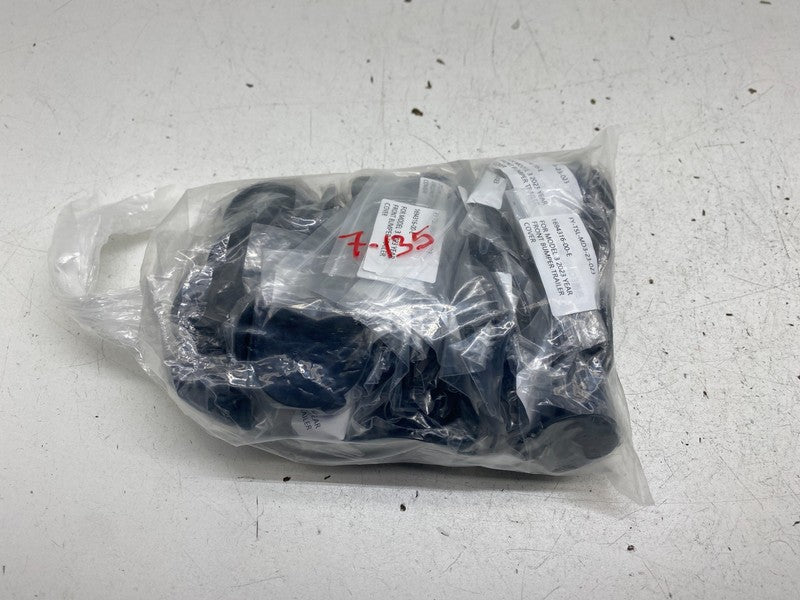 1694316 00 E ⭕ 24-26 Tesla Model 3 Front Bumper Tow Hook Trailer Cover Non-Perf 1694316-00-E