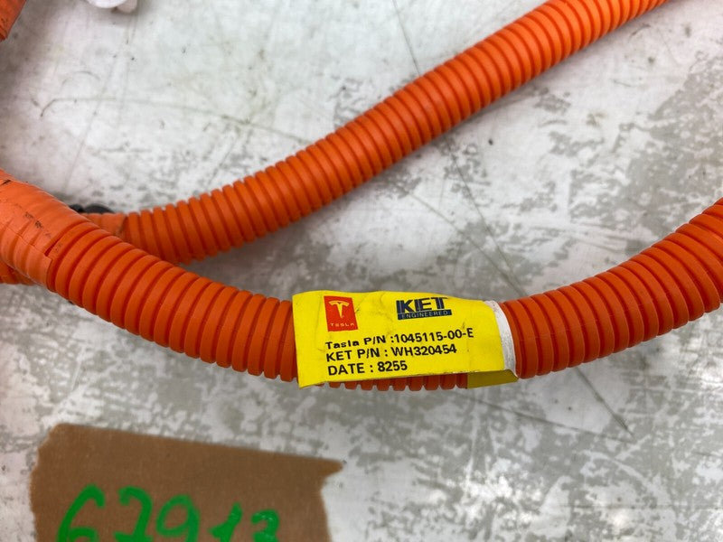 104511500E ⭕ 16-20 Model X MX HVAC Rear Electric Inverter Cable Heater Harness 1045115-00-D