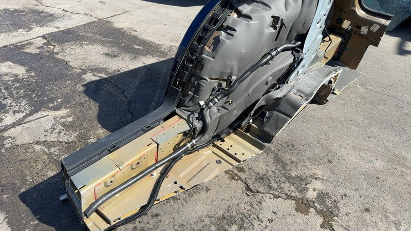 ⭕ 16-20 Tesla Model X Rear Quarter Fender Frame Panel Cut Out Right Blue - PPSB