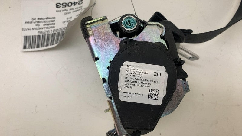 108128101D ⭕ 2017-2023 Model 3 Rear Left or Right 2nd Row Seatbelt Retractor 1081281-01-D