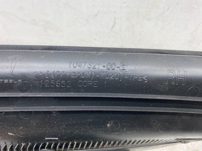 1047321 00 E ⭕16-20 Model X Rear Passenger Side Trunk Liftgate Trough Trim Right 1047321-00-E